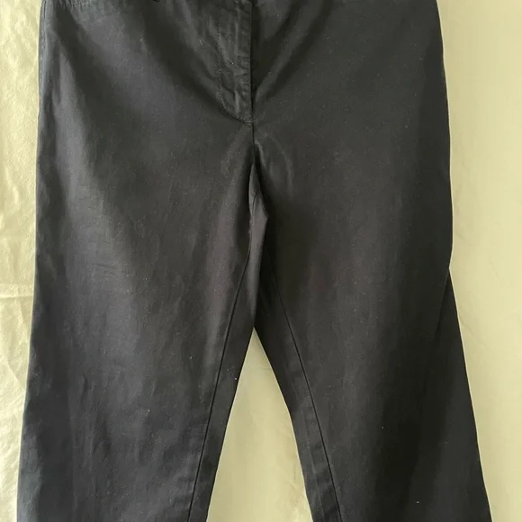 TALBOTS WOMEN’S STRETCH COTTON CHINOS - DARK BLUE/NAVY SIZE: 4 - Picture 4 of 4